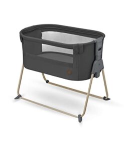 Maxi-Cosi Tori 2-in-1 co-sleeper, Slaapkamerwieg, Ultracompact inklapbaar, Licht, 5 hoogtestanden, Draagbare co-sleeper met ademende netstof, 0 - circa 6 maanden, 0-9 kg, Beyond Graphite