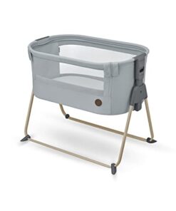 Maxi-Cosi Tori 2-in-1 co-sleeper, Slaapkamerwieg, Ultracompact inklapbaar, Licht, 5 hoogtestanden, Draagbare co-sleeper met ademende netstof, 0 - circa 6 maanden, 0-9 kg, Beyond Grey