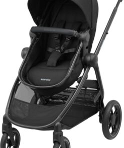 Maxi-Cosi Zelia³ kinderwagen - Essential Black (zwart frame + zwart leer)