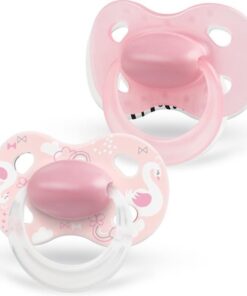 Medela Baby Fopspeen Original Hoge acceptatie orthdontisch ergonomische vorm - Powdery Pink - 0-6 maanden - 2 stuks