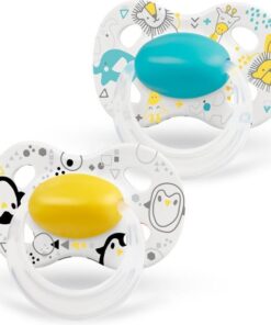 Medela Baby Fopspeen Original Hoge acceptatie orthdontisch ergonomische vorm - Sunshine Yellow - 0-6 maanden - 2 stuks