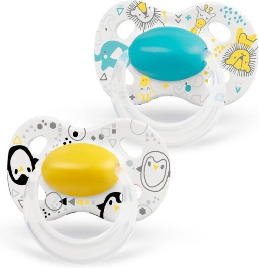 Medela Baby Fopspeen Original Hoge acceptatie orthdontisch ergonomische vorm - Sunshine Yellow - 0-6 maanden - 2 stuks