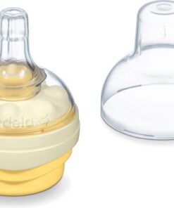 Medela Calma speen voor fles | Flesspeen voor gebruik met de opvangflessen van Medela | Zonder BPA | Ventilatiesysteem | solitaire