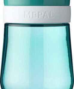 Mepal Mio 360° oefenbeker – 300 ml – Makkelijk vast te houden – Kinderservies – Deep turquoise