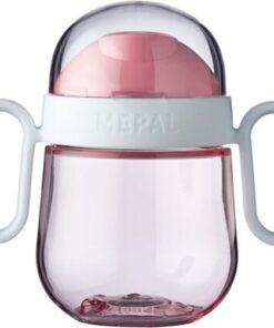 Mepal Mio antilekbeker – 200 ml – Makkelijk vast te houden – Kinderservies – Deep pink