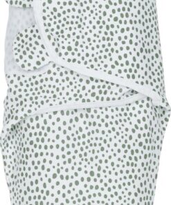 Meyco Baby Cheetah swaddlemeyco inbakerdoek - forest green - 0-3 maanden