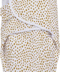 Meyco Baby Cheetah swaddlemeyco inbakerdoek - honey gold - 0-3 maanden