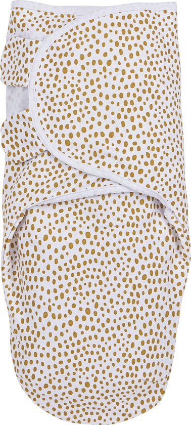 Meyco Baby Cheetah swaddlemeyco inbakerdoek - honey gold - 0-3 maanden