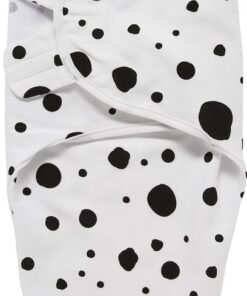 Meyco Baby Dots swaddlemeyco inbakerdoek - black - 0-3 maanden