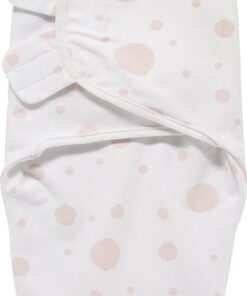 Meyco Baby Dots swaddlemeyco inbakerdoek - pink - 0-3 maanden