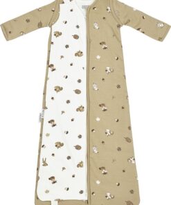 Meyco Baby Forest Animals baby slaapzak 4 seizoenen - sand