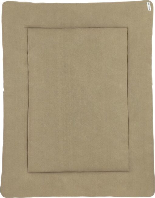 Meyco Baby Knit Basic boxkleed - taupe - 77x97cm