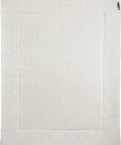 Meyco Baby Knots boxkleed - offwhite - 77x97cm