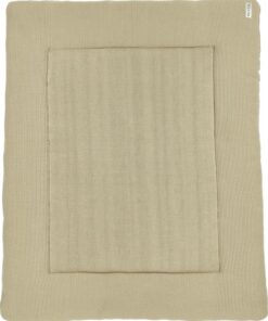 Meyco Baby Mini Relief boxkleed - biologisch - sand - 77x97cm