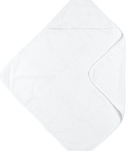 Meyco Baby Uni badcape - badstof - white - 75x75cm