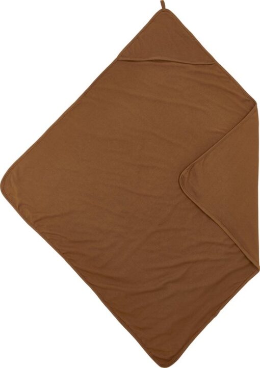 Meyco Baby Uni badcape - camel - 80x80cm