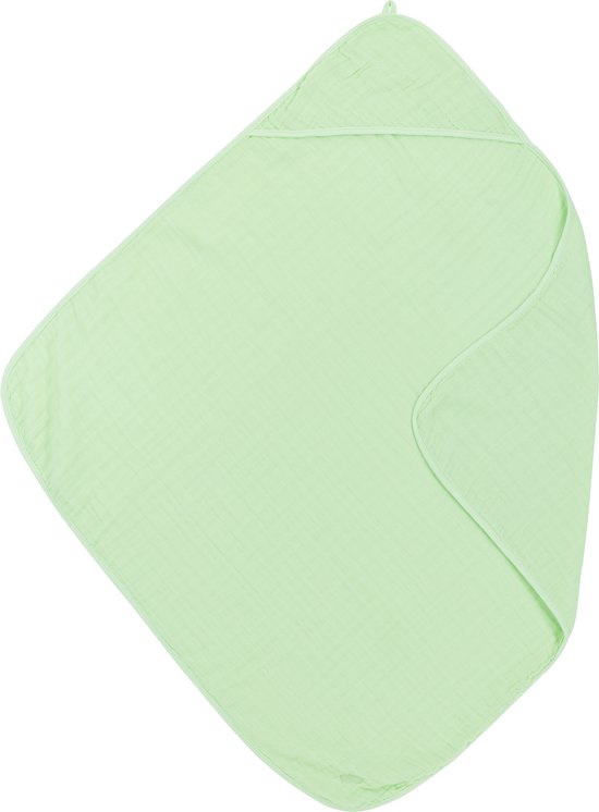 Meyco Baby Uni badcape - hydrofiel - soft mint - 80x80cm