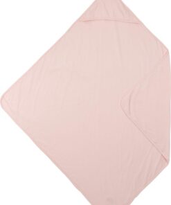 Meyco Baby Uni badcape - light pink - 80x80cm