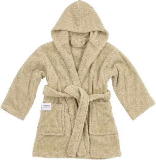 Meyco Baby Uni badjas - badstof - sand - 98/104