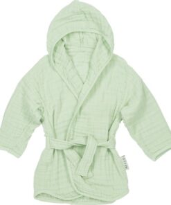 Meyco Baby Uni badjas - soft green - 98/104