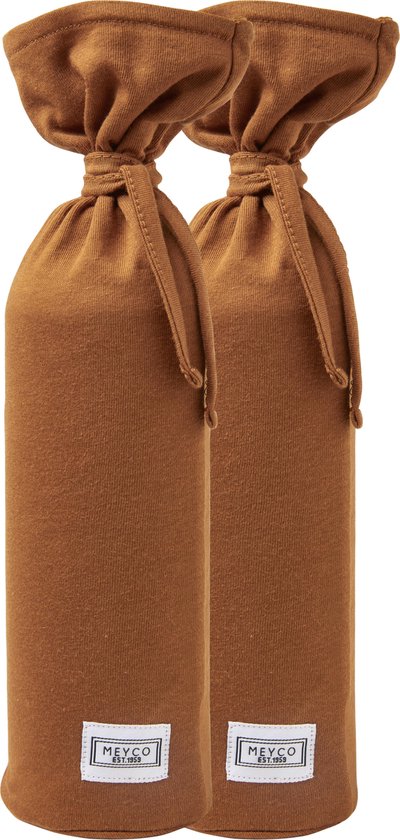 Meyco Baby Uni kruikenzak - 2-pack - camel