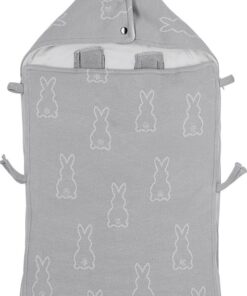 Meyco Baby X Mrs.Keizer Rabbit voetenzak - silver - 40x82cm