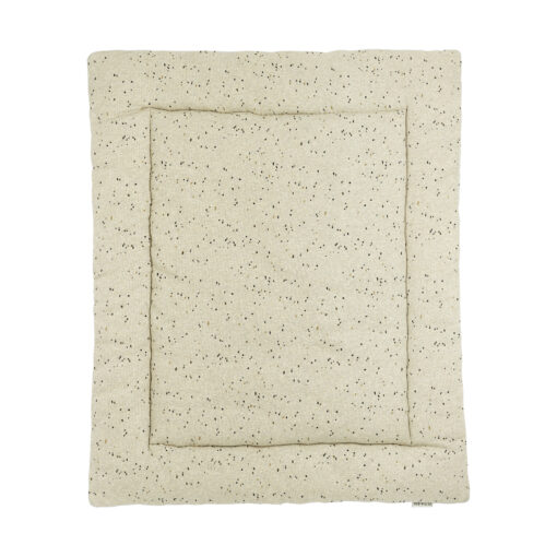 Meyco Rib Mini Spot Boxkleed - 80 x 100 cm - Sand Melange