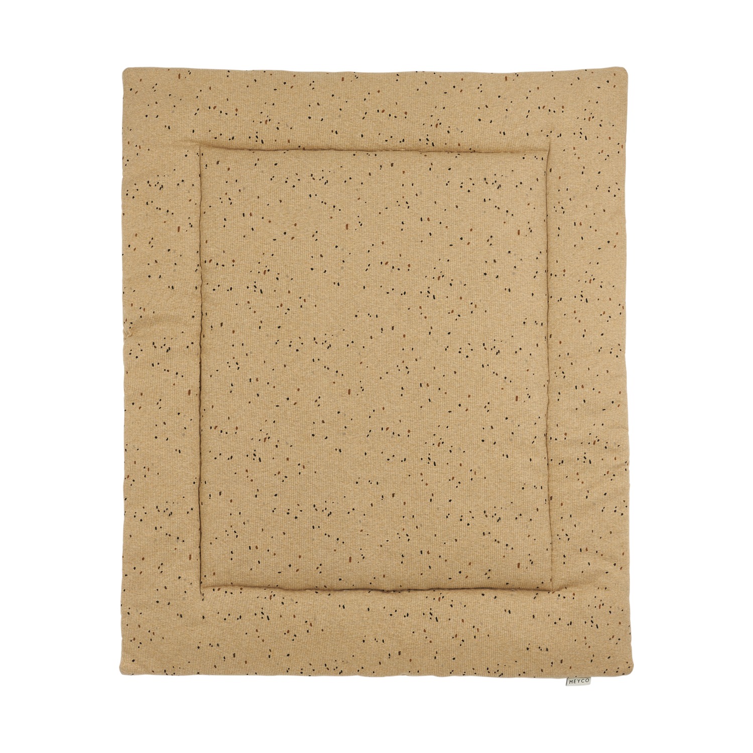 Meyco Rib Mini Spot Boxkleed - 80 x 100 cm - Toffee Melange