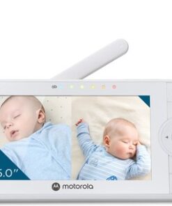 Motorola Nursery VM35-2 - Babyfoon met 5-Inch Gesplitst Scherm en 2 Camera's - Nachtvisie - Ingebouwde microfoon