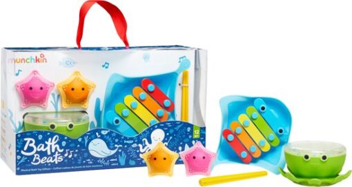 Munchkin Bath Beats Cadeauset - Muziekinstrument in Bad! - Bad speelgoed voor Jongens en Meisjes