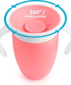 Munchkin Miracle® 360° de Originele Trainer Cup - Oefenbeker voor Baby’s - Anti-Lek Drinkbeker - 207ml - Groen