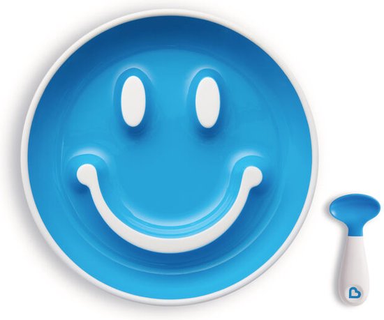 Munchkin smile n scoop  blauw