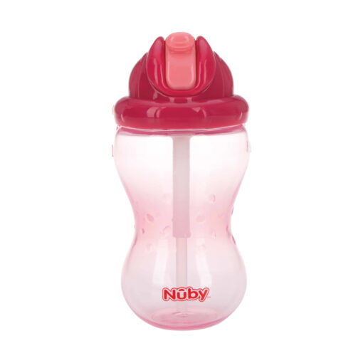 Nuby Flip-It Drinkbeker - 360 ml - Roze