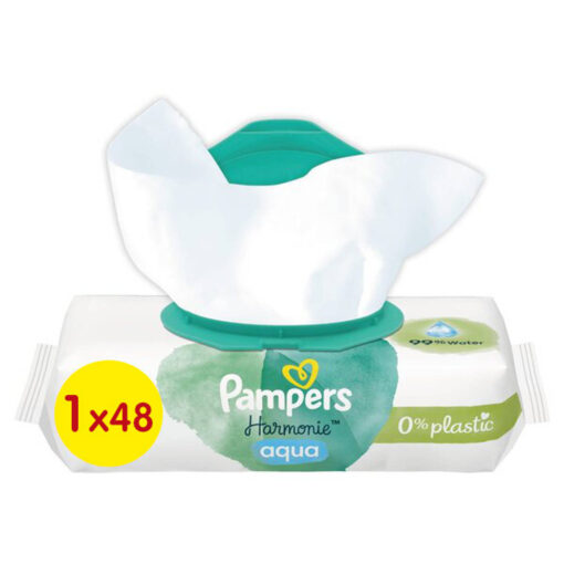 Pampers - Harmonie Aqua - Billendoekjes - 48 doekjes - 1 x 48