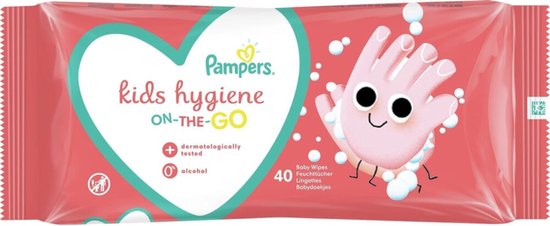 Pampers - Snoetenpoetsers - On-The-Go Kids Hygiene - 40 doekjes - 1 x 40