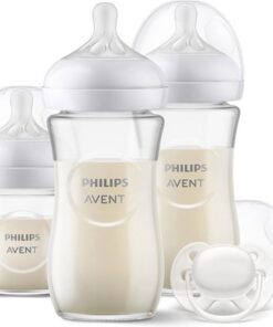 Philips Avent Natural Response Glazen Fles - Startersset voor pasgeboren baby's SCD878/11