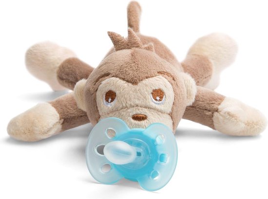 Philips Avent Snuggle Knuffelspeen - 0-6 Maanden - Aapje