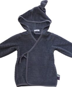 Snoozebaby Badjas Organisch Katoen Storm Grey - 74/80