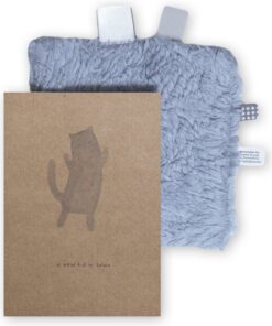 Snoozebaby Giftset Knuffeldoekje & Geboortekaartje - Fresh Blue