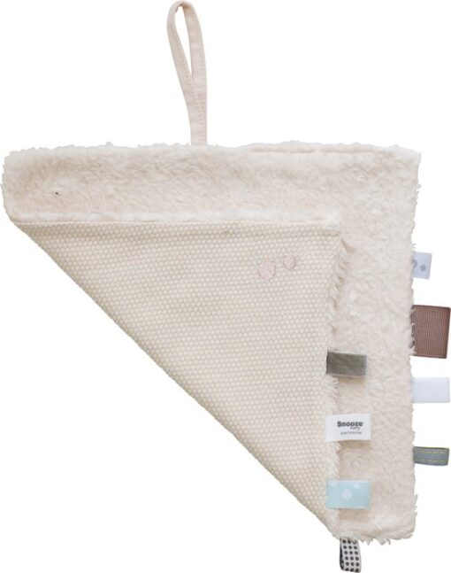 Snoozebaby Organisch Knuffeldoekje Peach Blush - 25x25 cm