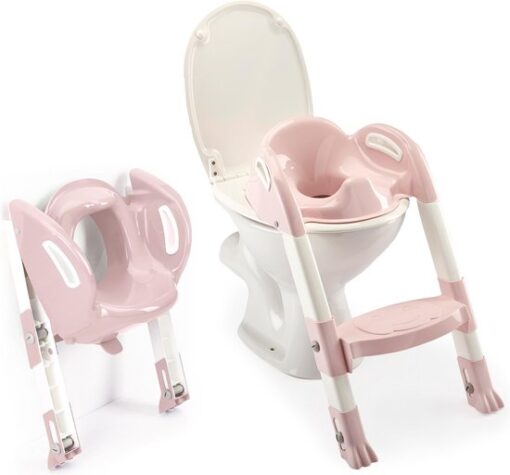 Thermobaby wc verkleiner met trapje KiddyLoo Roze