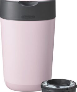 Tommee Tippee Milieuvriendelijke Twist & Click Luieremmer - met 1 Navulcassette - roze