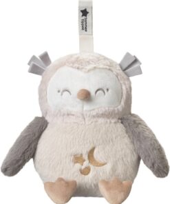 Tommee Tippee Ollie de Uil Deluxe-slaaptrainer - met licht en geluid voor Baby's en Peuters - met CrySensor - 6 geruststellende geluidjes - met nachtlampje