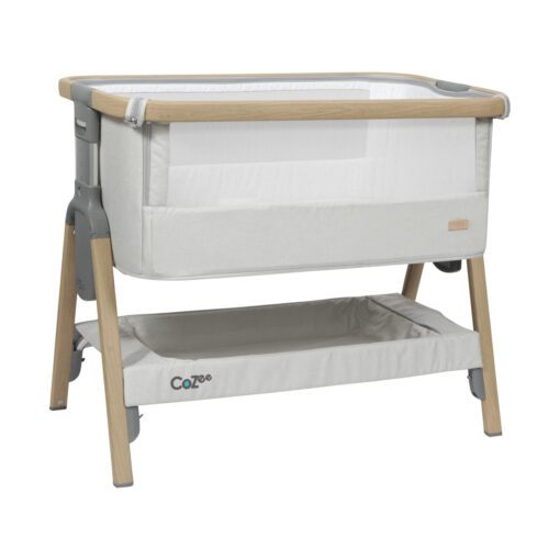 Topmark CoZee Co-sleeper Oak / Silver