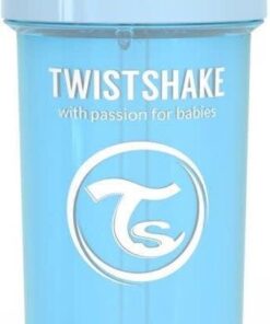 Twistshake Straw Cup 360ml Pastel Blue