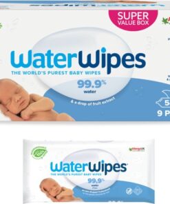 WaterWipes Billendoekjes Bio - 9 x 60 stuks - 540 doekjes