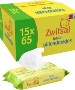 Zwitsal Lotion Billendoekjes Alcoholvrij - 975 doekjes - Voordeelverpakking