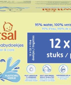 Zwitsal Water & Care Billendoekjes met zachte Zwitsal geur - 624 doekjes - Voordeelverpakking