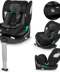 Lionelo Braam i-Size Autostoeltje - 0-36kg - ISOFIX + steunpoot - 360° draaibaar