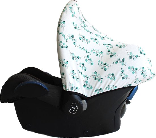 Wallabiezzz Zonnekap Maxi Cosi - Zonnescherm Auto Baby - Autostoel - Creëert schaduw - Mint